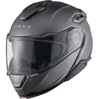 NEXX X.Lifetour Plain Mat Titan Systeemhelm Maat M