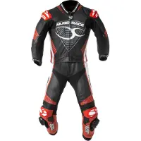 MUGENRACE Impegnato-D geperforeerd dames tweedelig motorfiets lederen pak
