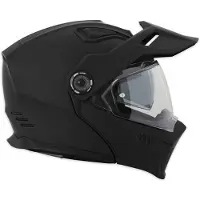 Simpson Journey Solid Mat Zwart Adventure Systeemhelm Maat XL