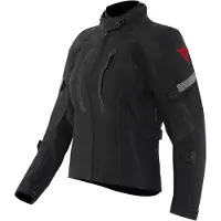Dainese Mangen Absoluteshell Pro Black waterdichte dames motorfiets textieljas