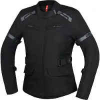IXS Evans-ST 2.0 Waterdichte Dames Touring Zwart Textiele Motorjas Maat L