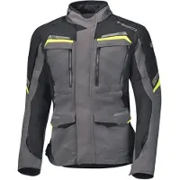 Held Lonborg Top Donkergrijs Zwart Neon Geel Textiele Motorjas Maat L