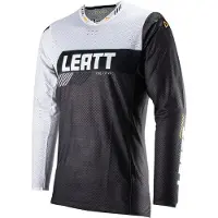 Leatt 5.5 Ultraweld Contrast Motocross Shirt, wit/grijs, maat S