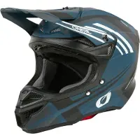 O'Neal 5SRS Spike Mat Wit Blauw Crosshelm Maat 2XL