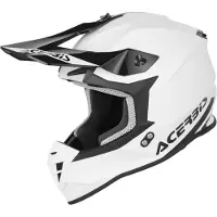 Acerbis Linear Solid Wit Zwart Crosshelm Maat 2XL