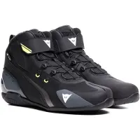 Dainese Herian D-WP Zwart Wit Fluo Geel Waterdichte Motorschoenen Maat 46
