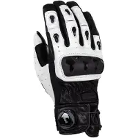 Knox Orsa Leather MK3, handschoenen ,Zwart/Wit ,S