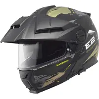 Schuberth E2 Trail Systeemhelm Mat/Zwart/Groen 61