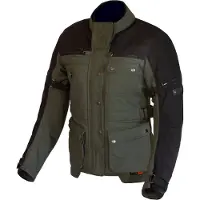 Merlin Mahala D3O Explorer Dames Olijfgroen Zwart Textiele Motorjas Maat L