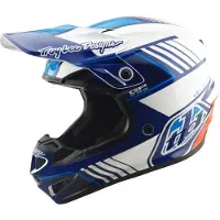 Troy Lee Designs GP Pro Segment S26, motorcrosshelm ,Donkerblauw/Wit/Lichtblauw/Oranje ,XS