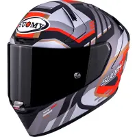 Sonstiges Suomy SR-GP Evo infrarood helm, grijs/rood/zwart, maat 2XL (63)
