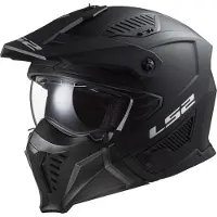 LS2 OF606 Drifter Solid Matt Black 06 Multi Helm Maat 2XL