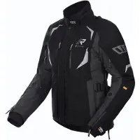 Rukka VentuRina Zwart Grijs Waterdichte Dames Textiele Motorjas Maat 50