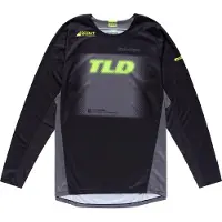 Troy Lee Designs Scout GP Pro Fade Out, jersey ,Zwart/Grijs/Neon-Geel ,XL