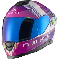 NEXX Y.100R Fade Lila Wit Integraalhelm Maat L