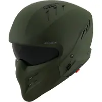 Suomy Armor Plain Mat Groen Jethelm Maat M