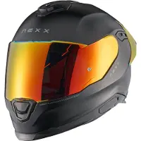 NEXX Y.100R Subsonic Integraalhelm Mat/Zwart/Rood XL, unisex