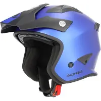 Acerbis Aria Metallic Mat Blauw Jethelm Maat M