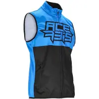 Acerbis AcerbisLinearSoftshellZwartBlauwWaterdichtVest Maat S