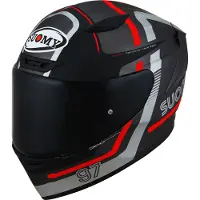 Sonstiges Suomy Track-1 Ninety Seven 2023 helm, zwart/rood, maat XL (61/62)