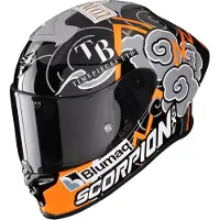 Scorpion EXO-R1 Evo Air Racing #1 Replica Aron FIM helm, maat S (55/56)
