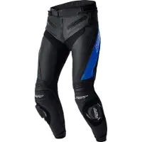 Rst Tractech Evo D3O, leren broek geperforeerd ,Zwart/Blauw/Wit ,M