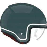 Bell TX501 Classic Petrol Wit Jethelm Maat L
