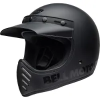Bell Moto-3 Classic Solid Blackout Integraalhelm Maat XL