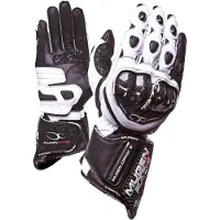 MUGENRACE Bornew Zwart Witte Handschoenen Maat 2XL