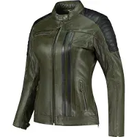 Rusty Stitches Alice Dames Motorfiets Leren Jas Maat