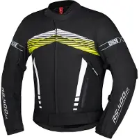 IXS RS-400-ST 3.0 Waterdichte Zwart Wit Geel Textiele Motorjas Maat 2XL