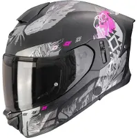 Scorpion EXO-530 Air Hadji, integraalhelm ,Mat Zwart/Grijs/Pink ,M