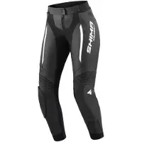 SHIMA Miura 2.0 Dames Zwart Wit Leren Motorbroek Maat 36
