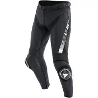 Dainese Super Speed S26, leren broek ,Zwart/Wit ,50