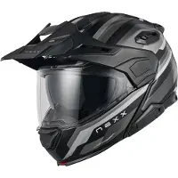NEXX X.Lifecountry Westbound Zwart Mat Grijs Systeemhelm Maat L