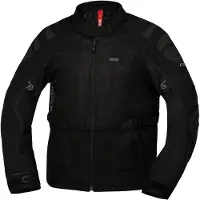 IXS Tourster-Big Air 1.0 Mesh Zwart Textiele Motorjas Maat S