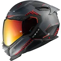 NEXX X.WST3 Fluence Grijs Rood Mat Integraalhelm Maat S