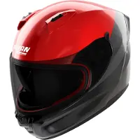 Nolan N60-6 helm, speciale lak, zwart/rood, maat M (58)