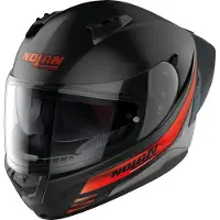 Nolan N60-6 Sport helm, mat zwart/rood, maat XL (62)