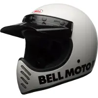 Bell Moto-3 Classic White Wit L unisex