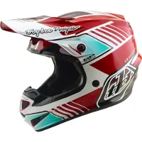 Troy Lee Designs GP Pro Segment S26, motorcrosshelm ,Rood/Wit/Turquoise/Zwart ,XXL