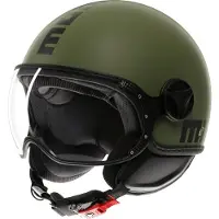 Momo Design FGTR Classic Jethelm Mat/Groen/Zwart 61, unisex