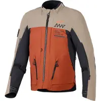 Alpinestars AMT-8, textieljas DrystarXF ,Lichtbruin/Zwart/Oranje ,XXL