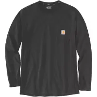 Carhartt Midweight Pocket Relaxte pasvorm met lange mouwen Maat