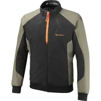 Ixon Siwa Kaki Zwart Waterdichte Textiele Motorjas Maat S