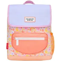 Hello Hossy Meisjes Rugtassen Retro Flowers - Roze - Maat 6+