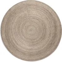 Home Collection Jute Vloerkleed Geweven - Rond - Bruin ø 100 cm