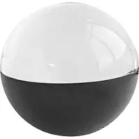 Zandona 3D Kristallen Bol met DIY Videoweergave, 7 cm Displaybol, Perfect Als Familie- en Vriendencadeau en Als Afstudeercadeau, Zwart
