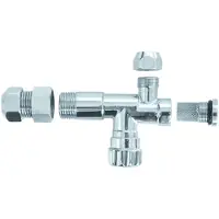 Doeco Stopkraan 15mm Filter-Kogel-Stopkraan kleur Chroom