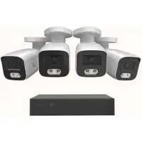 Swann EliteX 12MP Series - Beveiligingscamera's - 4 Camera's - cctv camerasysteem - 2TB - geen abonnementskosten - 6K Ultra HD - Spotlight Bullet IP Cameras - Met Microfoon